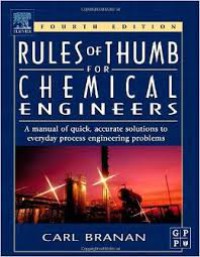 Rules of thumb for chemical engineers