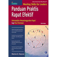 Panduan Praktis Rapat Efektif,ketrampilan menyelenggarakan rapat bagi para pemimpin
