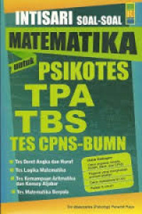 INTISARI SOAL -SOAL MATEMATIKA TPA TBS TES CPNS - BUMN