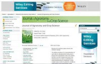 Journal Internasional : Agronomy and Crop Science - Edisi - Agustus