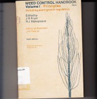 WEED CONTROL HANDBOOK Volume 1