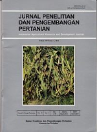 JURNAL PENELITIAN DAN PENGEMBANGAN PERTANIAN, Volume 30 Nomor 1 2011