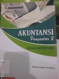 AKUNTANSI Pengantar 2 Berbasis SAK ETAP 2009