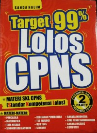 TARGET 99% LOLOS CPNS