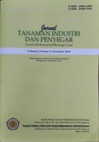 JURNAL TANAMAN INDUSTRI DAN PENYEGAR