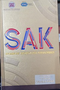 SAK Standar Akuntansi Keuangan, efektif per 1 Januari 2019 & 2020