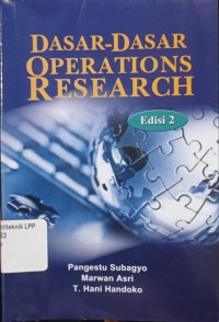 Dasar - Dasar Operations Research