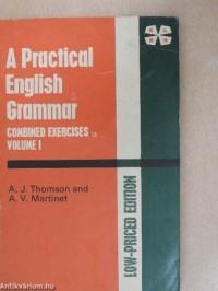Image of A Practical English Grammar: Combined Exercises Volume I