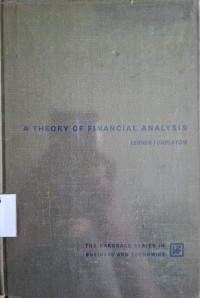 Image of A Theory of Financyal Analysis