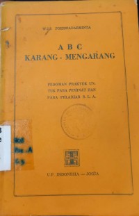Image of ABC Karang-Mengarang