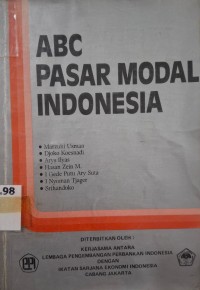 Image of Abc Pasar Modal Indonesia