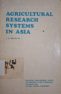 Image of Agricultural Research Systems in Asia
