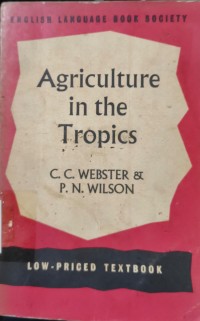 Image of Agriculture in the Tropis