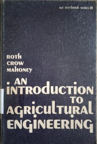 Image of An Introduction Agricultural Engineering