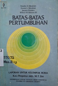 Image of Batas-Batas Pertumbuhan : Laporan untuk Kelompok Roma