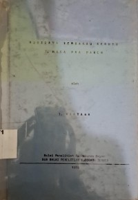 Image of Budidaya Tembakau Cerutu I : Masa Pra Panen