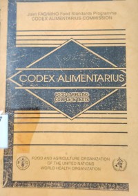 Image of Codex Alimentarius: Food Labelling Complete Texts