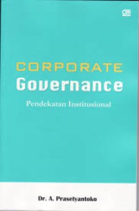 Image of Corporate Governance: Pendekatan Institusional
