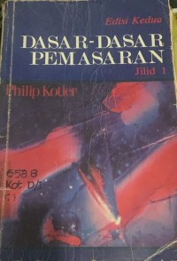 Image of Dasar-dasar Pemasaran Jilid 1