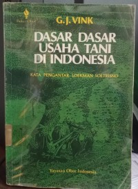 DASAR DASAR USAHA TANI DI INDONESIA