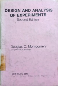 Image of Design Analysis of Experiments