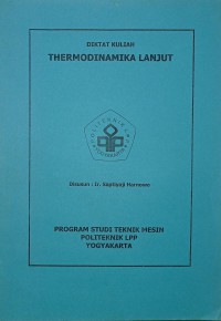 DIKTAT KULIAH THERMODINAMIKA LANJUT