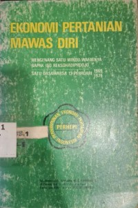 Image of Ekonomi Pertanian Mawas Diri