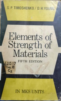 Image of Element of Strength of Materials Fifth Edition