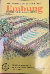 Image of Embung: Sumber Air di Lahan Kering