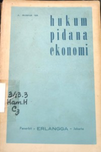 Image of Hukum Pidana Ekonomi
