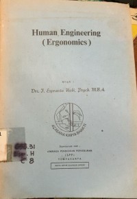 Image of Human Engineerinng (Ergonomics)