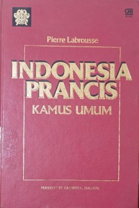 Indonesia Perancis, kamus Umum