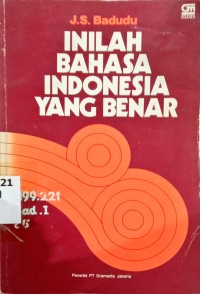 Inilah Bahasa Indonesia Yang Benar