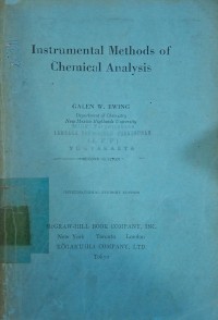 Image of Instrumental Methods of Chemical Analysis