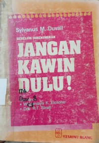 Image of Jangan Kawin Dulu Sebelum Direnungkan