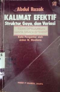 Image of Kalimat Efektif: Struktur, Gaya, dan Variasi