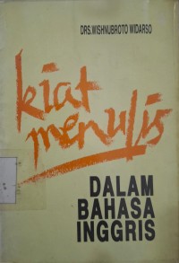 Image of Kiat Menulis dalam Bahasa Inggris