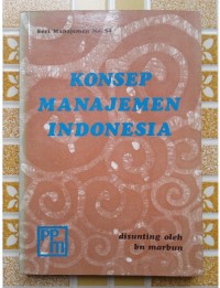 Konsep Manajemen Indonesia