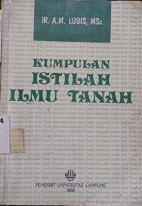 Kumpulan Istilah Ilmu Tanah