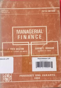 Managerial Finance