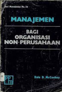 Manajemen Bagi Organisasi Non Perusahaan