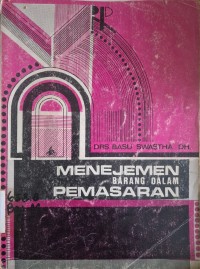 Image of Manajemen Barang dala Pemasaran : Analisa Kuantitatif