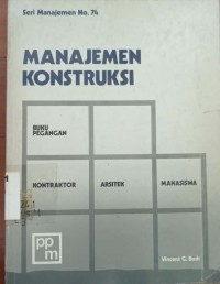 Manajemen Konstruksi