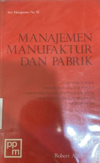 Manajemen Manufaktur Dan Pabrik