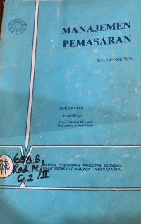 Manajemen Pemasaran