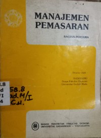 Manajemen Pemasaran