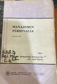 Manajemen Personalia Bagian Dua