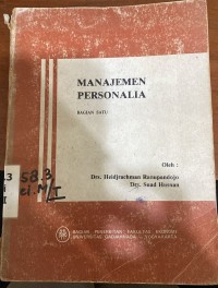 Manajemen Personalia Bagian Satu