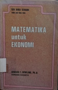 MATEMATIKA UNTUK EKONOMI