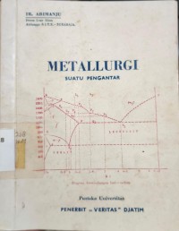 Image of Metallurgi: Suatu Pengantar